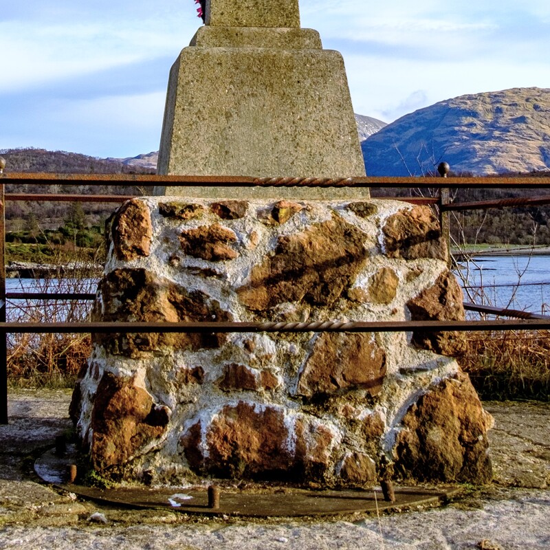 The Base of the Ardgour War Memorial | Steven Marshall Photography