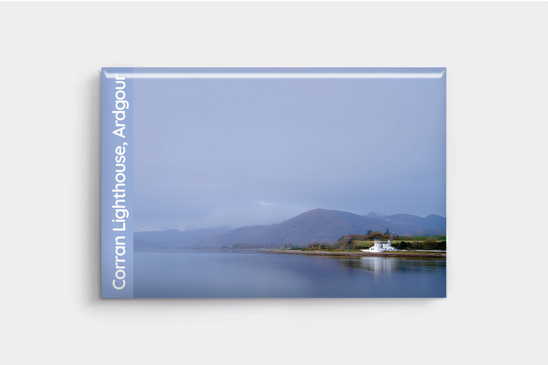 Corran Lighthouse, Ardgour, Fridge Magnet, Highlands, Scotland | Steven Marshall Photography