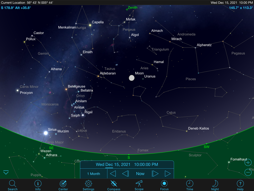 December southern night sky | Stargazing Ardnamurchan | Steven Marshall Photography
