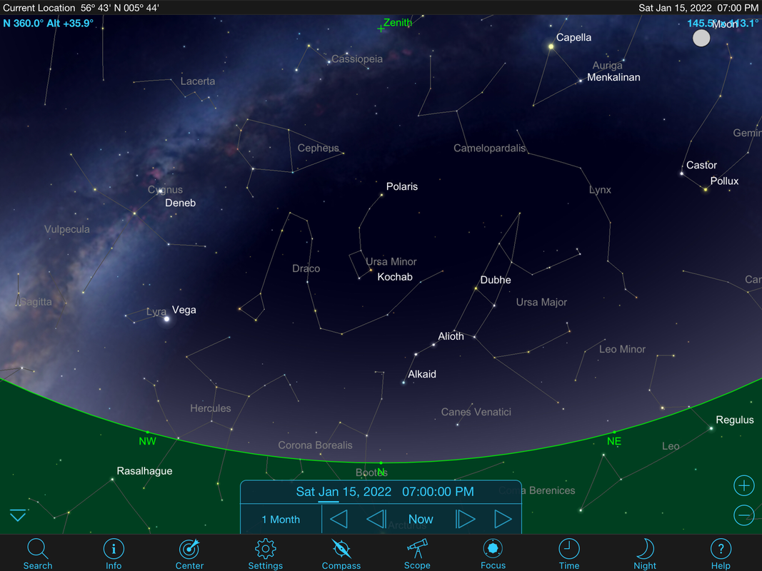 January northern night sky | Stargazing Ardnamurchan | Steven Marshall Photography
