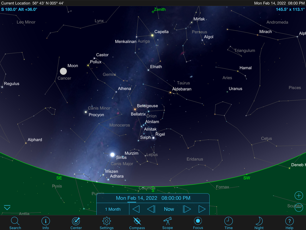 February southern night sky | Stargazing Ardnamurchan | Steven Marshall Photography