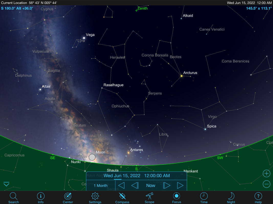 June southern night sky | Stargazing Ardnamurchan | Steven Marshall Photography