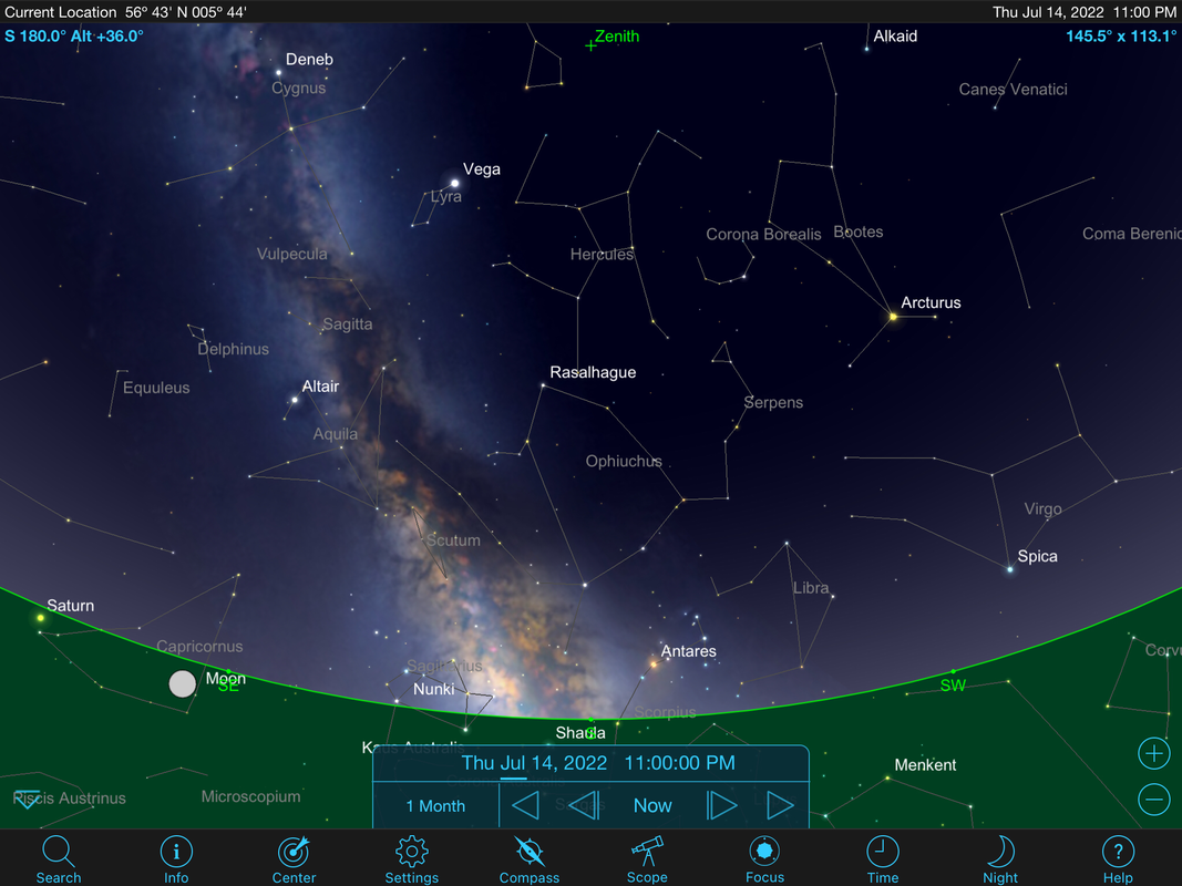 July southern night sky | Stargazing Ardnamurchan | Steven Marshall Photography
