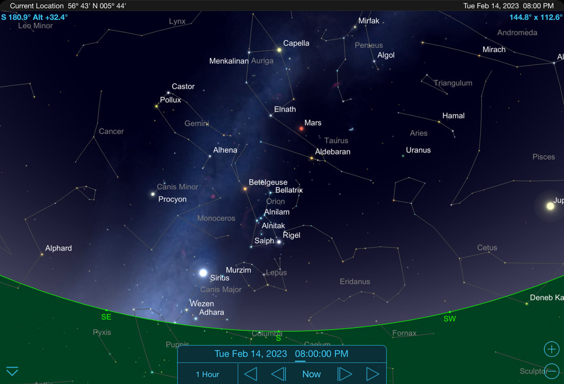 February southern night sky | Stargazing Ardnamurchan | Steven Marshall Photography