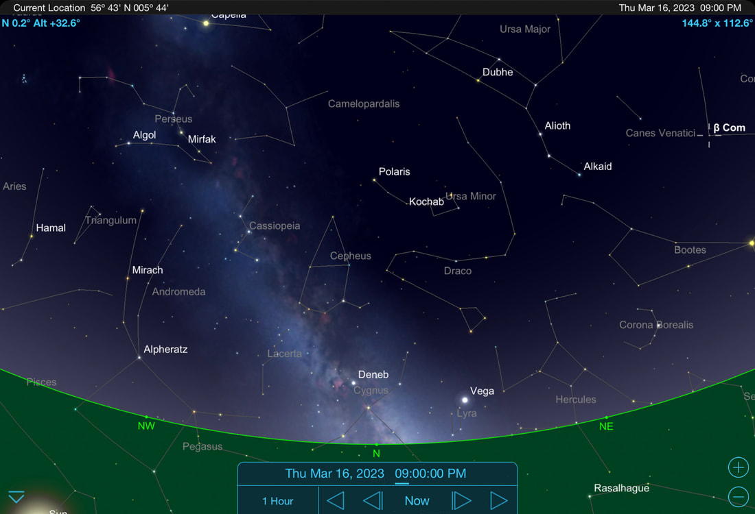 March northern night sky | Stargazing Ardnamurchan | Steven Marshall Photography