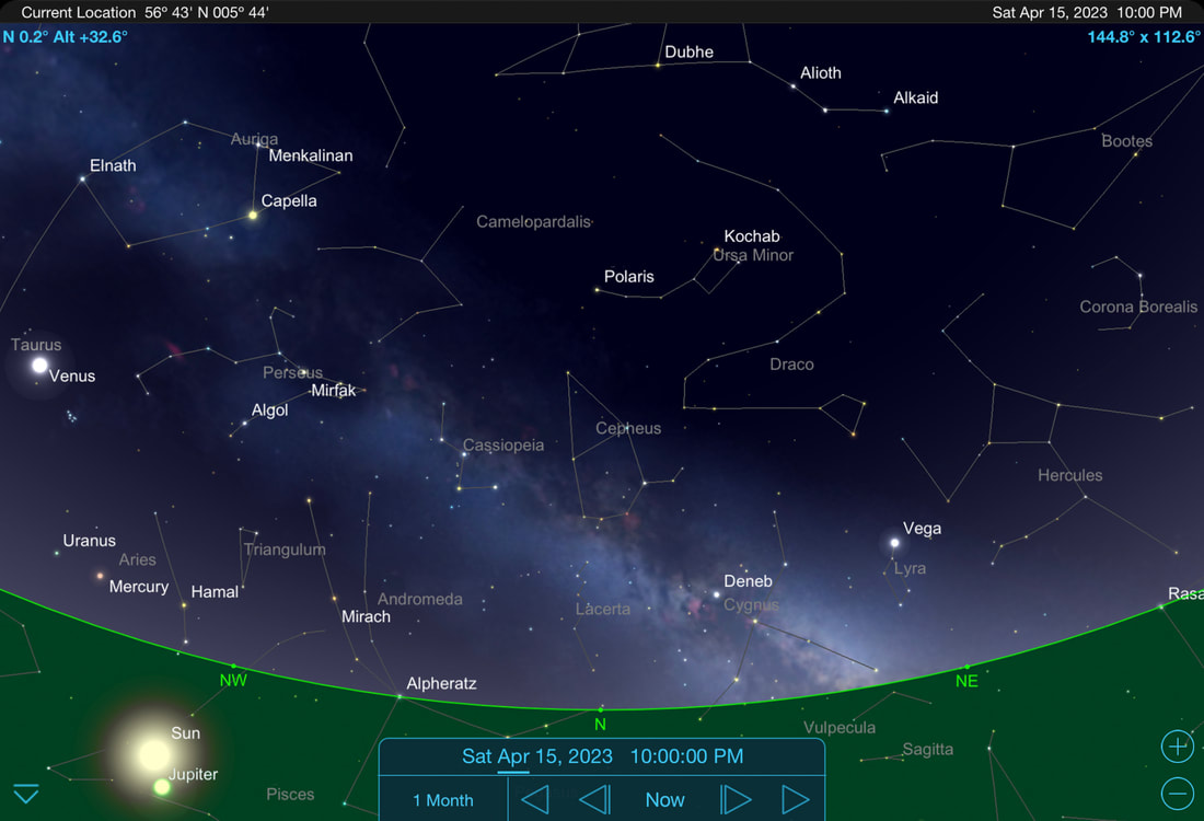 April northern night sky | Stargazing Ardnamurchan | Steven Marshall Photography