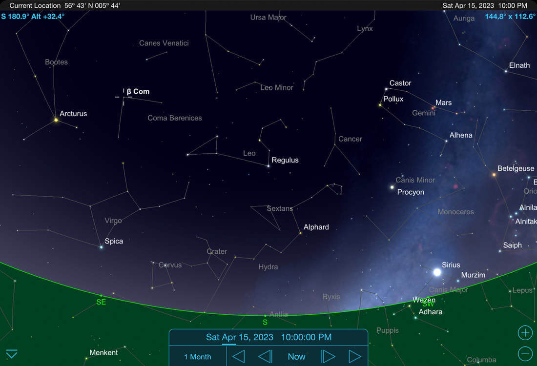 April southern night sky | Stargazing Ardnamurchan | Steven Marshall Photography
