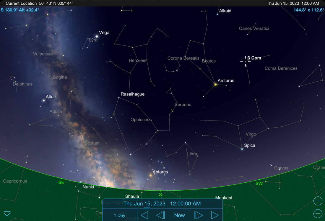 June southern night sky | Stargazing Ardnamurchan | Steven Marshall Photography