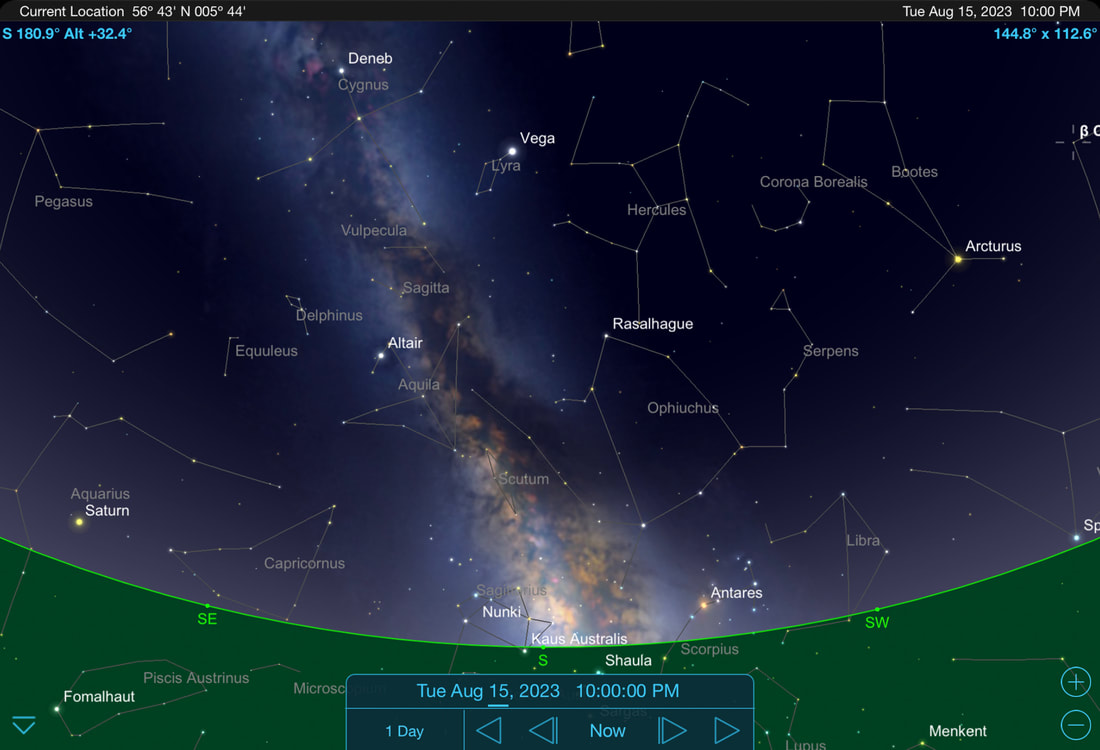 August southern night sky | Stargazing Ardnamurchan | Steven Marshall Photography