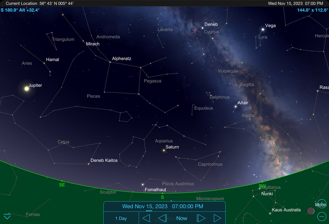 November southern night sky | Stargazing Ardnamurchan | Steven Marshall Photography