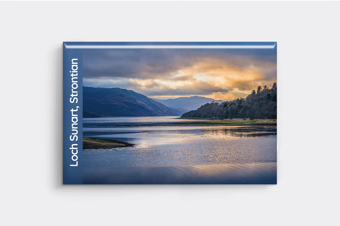 Fridge Magnet featuring an image of Loch Sunart from Strontian | Sunart Scotland | Steven Marshall Photography