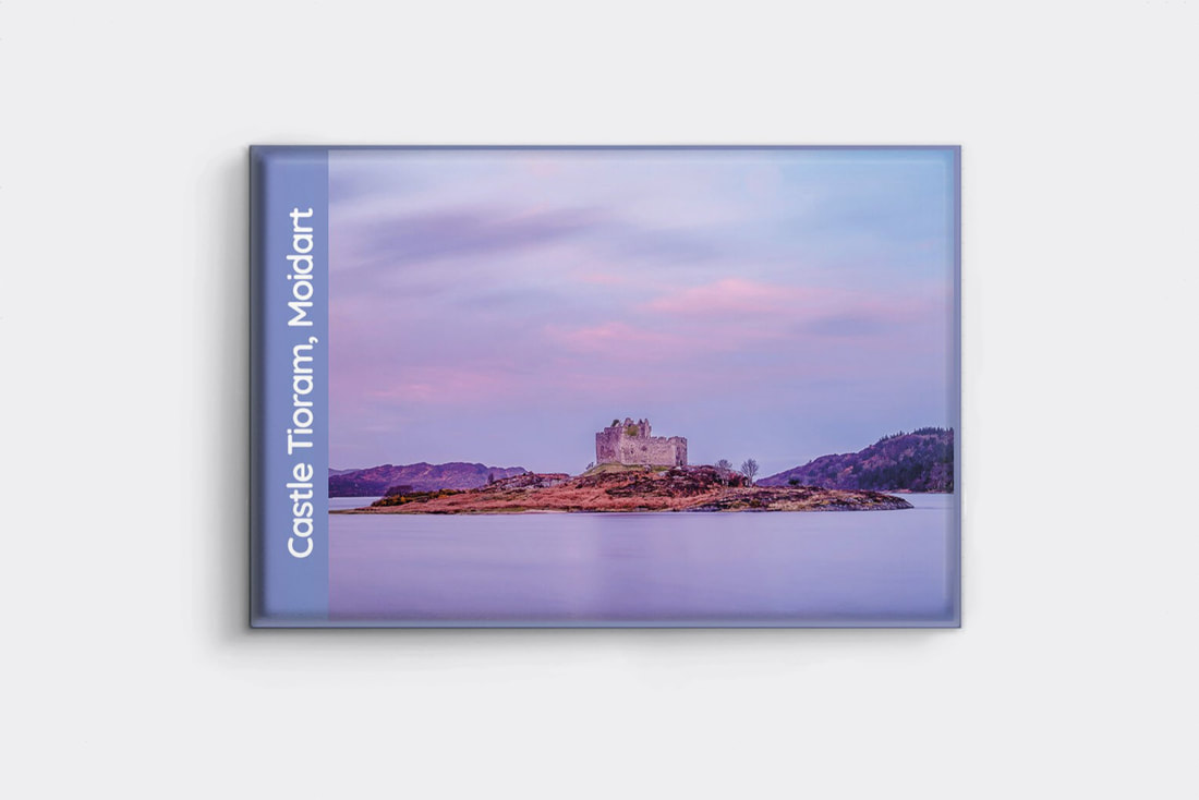Fridge Magnet featuring an image of Castle Tioram | Moidart Scotland | Steven Marshall Photography