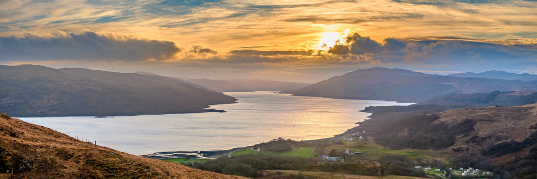 The view over Loch Sunart looking west from the lower slopes of Ben Resipole | Steven Marshall Photography