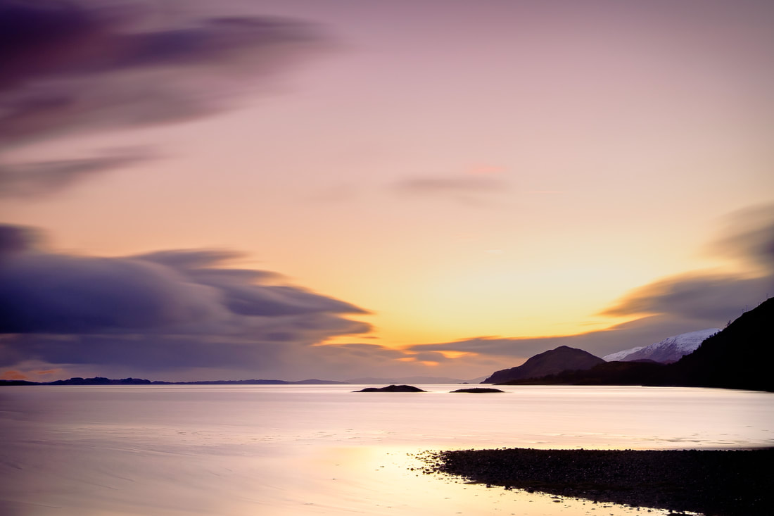 SEO: Loch Linnhe winter sunset | Sallachan, Ardgour, Scotland | Steven Marshall Photography