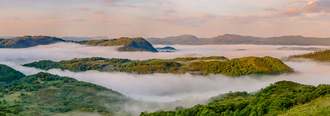Moidart emerging from the mist to reveal Shona Beag in the foreground | Moidart Scotland | Steven Marshall Photography