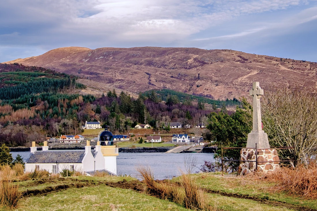 Ardgour War Memorial near Corran Lighthouse | Ardnamurchan Scotland | Steven Marshall Photography
