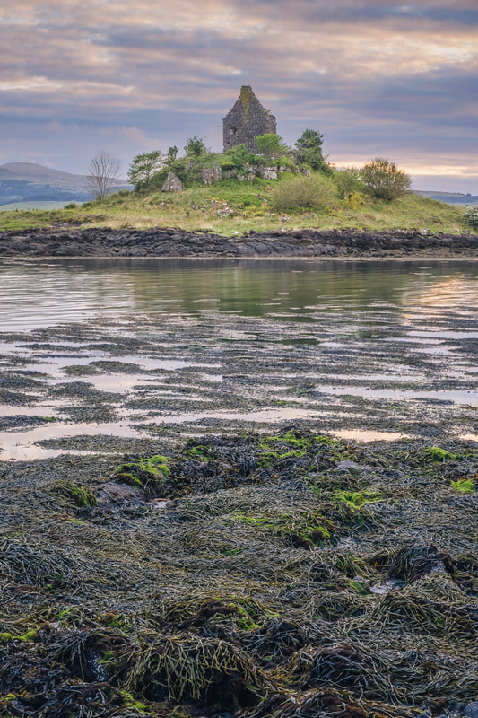 Caisteal nan Con at Killundine on the edge of the Sound of Mull | Morvern Scotland | Steven Marshall Photography