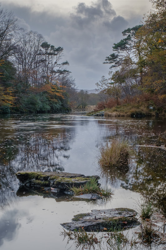The River Shiel near Acharacle on a grey and still autumn day | Moidart Scotland | Steven Marshall Photography