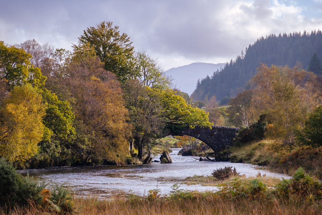 The River Aline flowing under the Achnagavin Bridge at Claggan on Ardtornish Estate | Morvern Scotland | Steven Marshall Photography