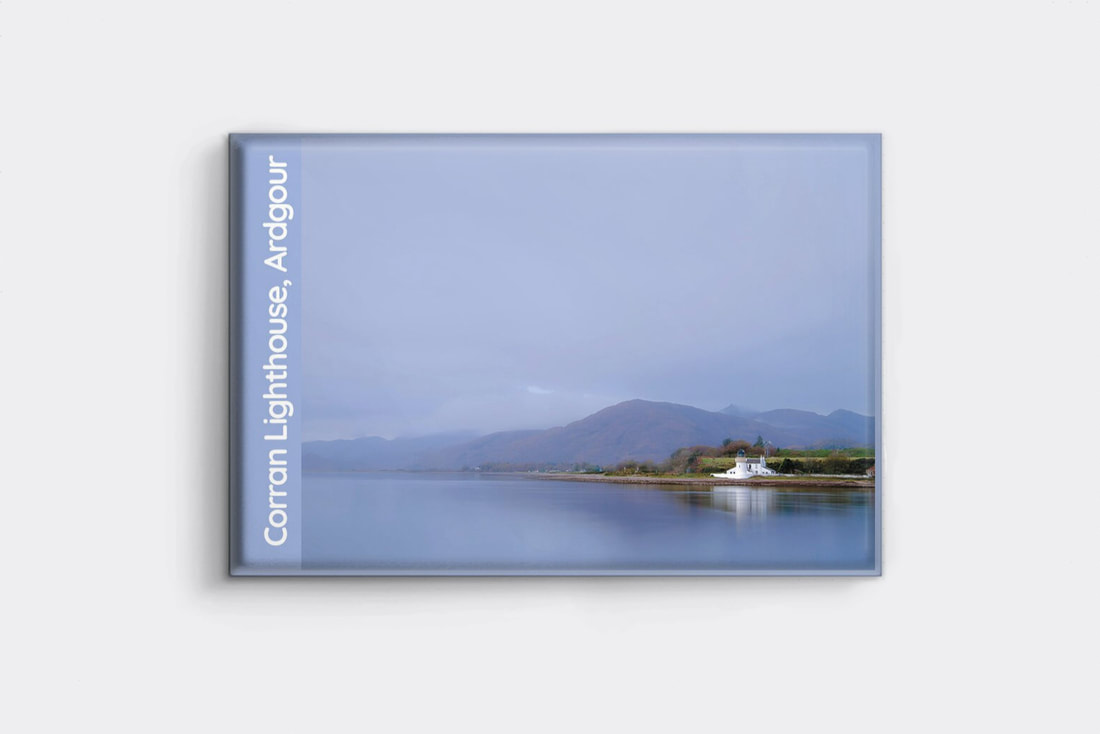 Fridge Magnet featuring an image of Corran Lighthouse | Ardgour Scotland | Steven Marshall Photography