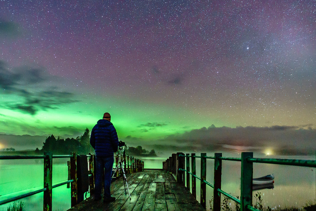 Northern Lights over Loch Shiel | Acharacle, Ardnamurchan Scotland | Steven Marshall Photography